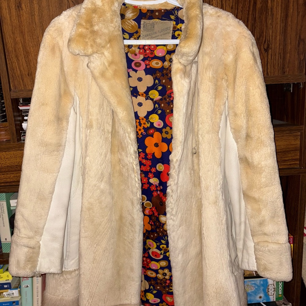 70s mink and lambskin coat